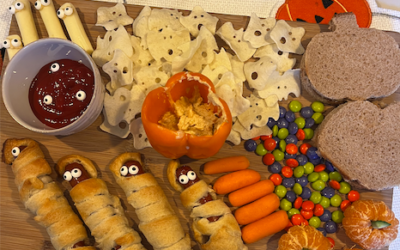 Recipe: Halloween Dinner Board for Kids!