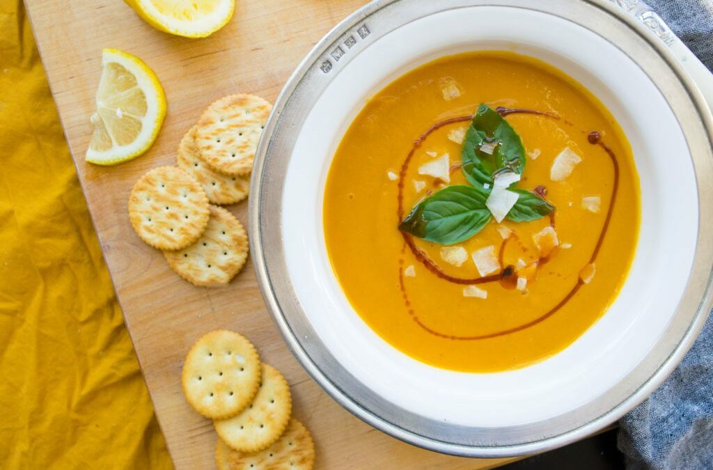 Recipe: Cozy Coconut, Sweet Potato, Pumpkin Spiced Soup!
