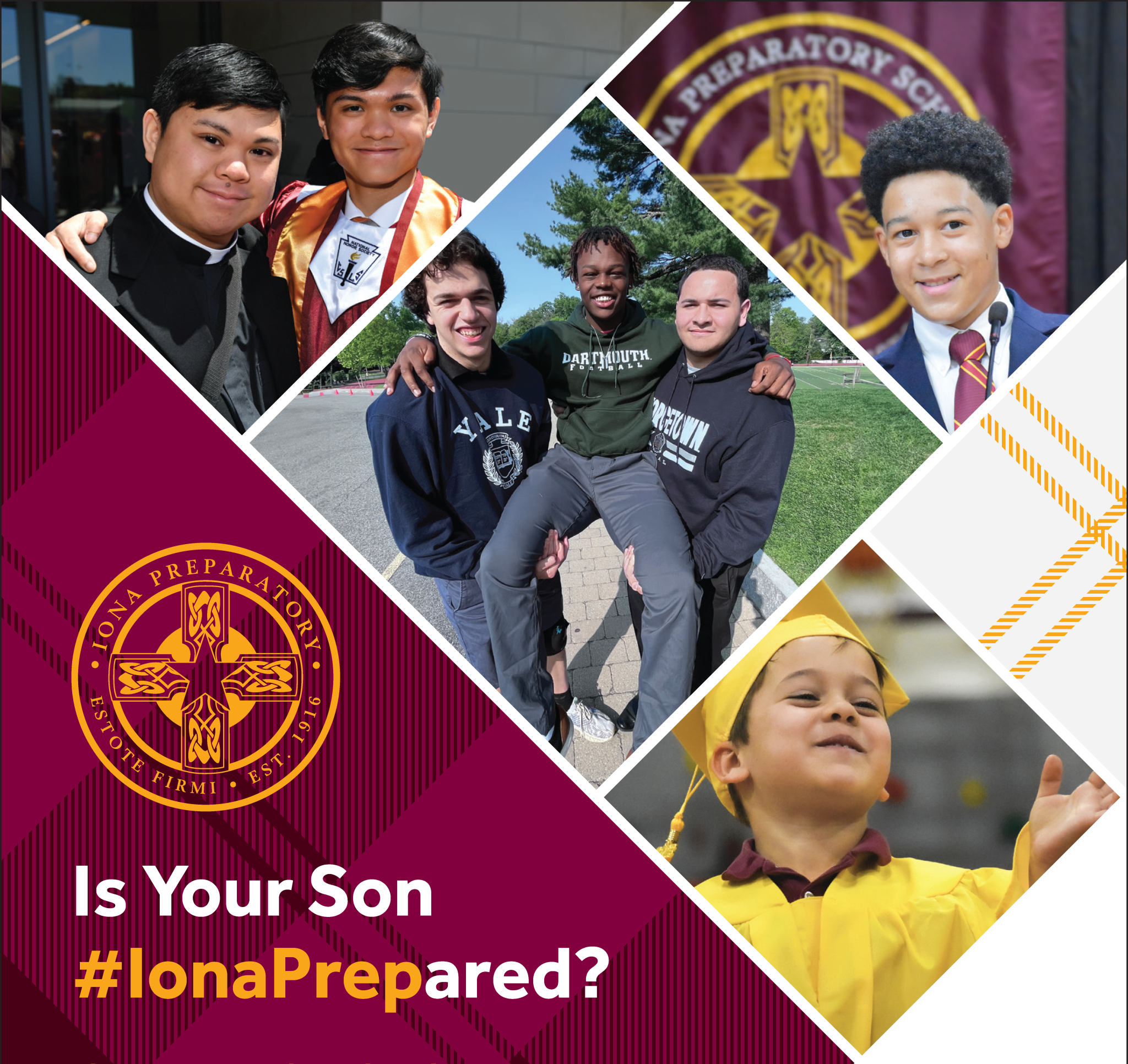 Is Your Son IONA PREPared Graphic 2023-2024