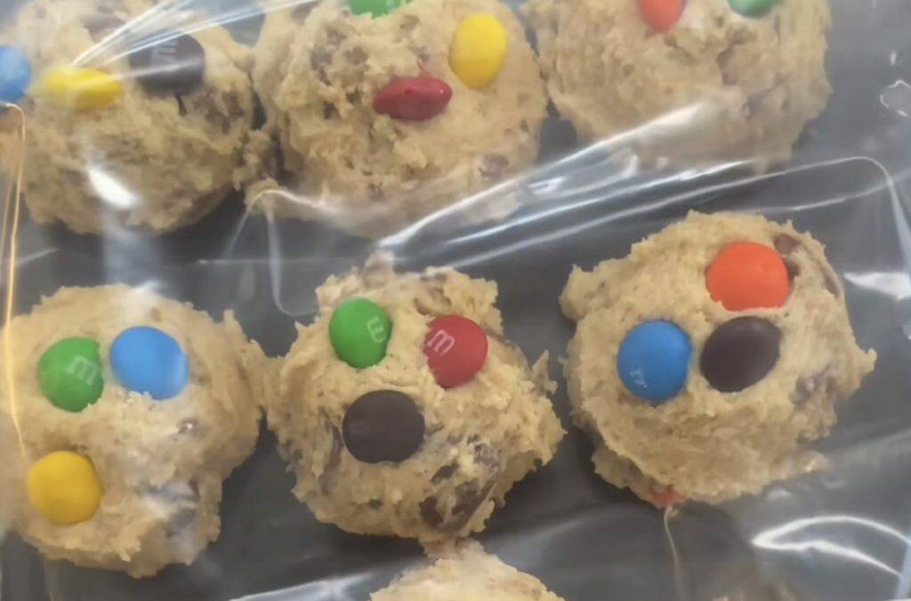 Leftover Halloween Candy Cookies