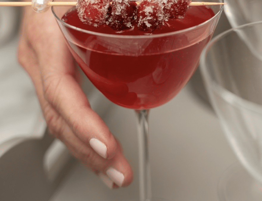 Seasonal Sip: Cranberry Gimlet
