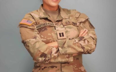 Meet a Mom CT Army National Guard Captain & Psychologist Valeria Martinez- Kaigi, PhD
