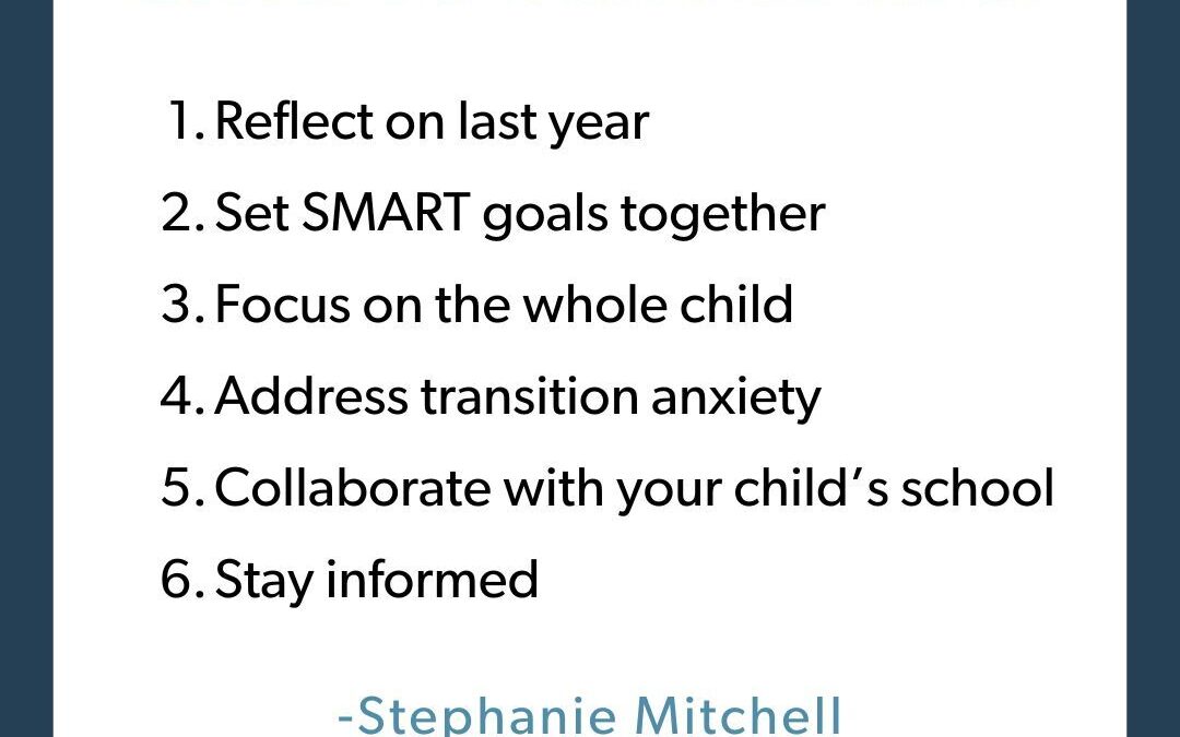 Back-to-School Tips: Setting the Stage for Success