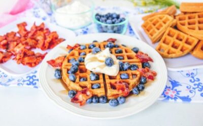 Easy Flourless Waffles from Keto Your Way