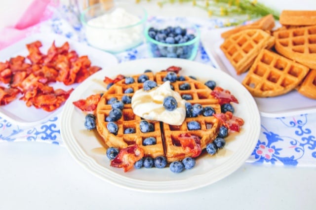 Easy Flourless Waffles from Keto Your Way