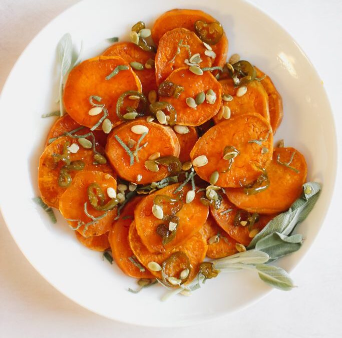 Honey & Jalapeño Sweet Potatoes!
