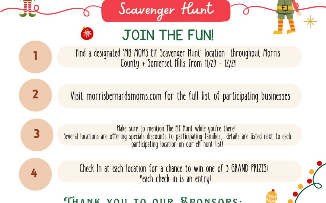 The 2024 Morris Bernards Moms Elf Scavenger Hunt!