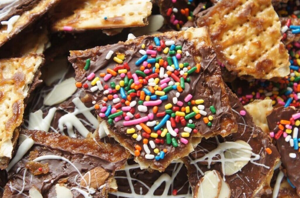 Recipe: Sprinkle Matzah Toffee