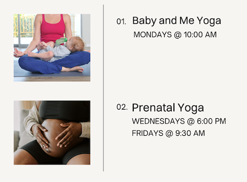 $10 Off Prenatal and Baby and Me Yoga Class!