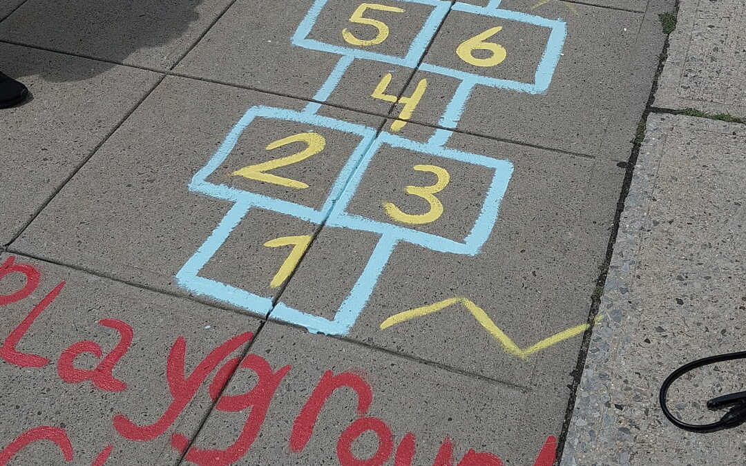 Check Out the New Sidewalk Art in Stamford Downtown!