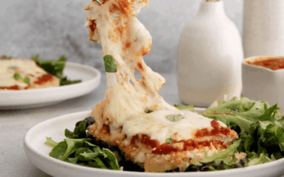 Weeknight Baked Chicken Parmesan from Kat Ashmore