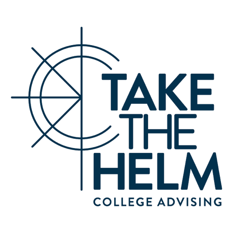 Take The Helm Logo Deep Blue College Blueprint