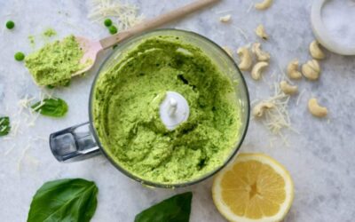 Recipe: Spring Pea and Three Cheese Cashew Pesto