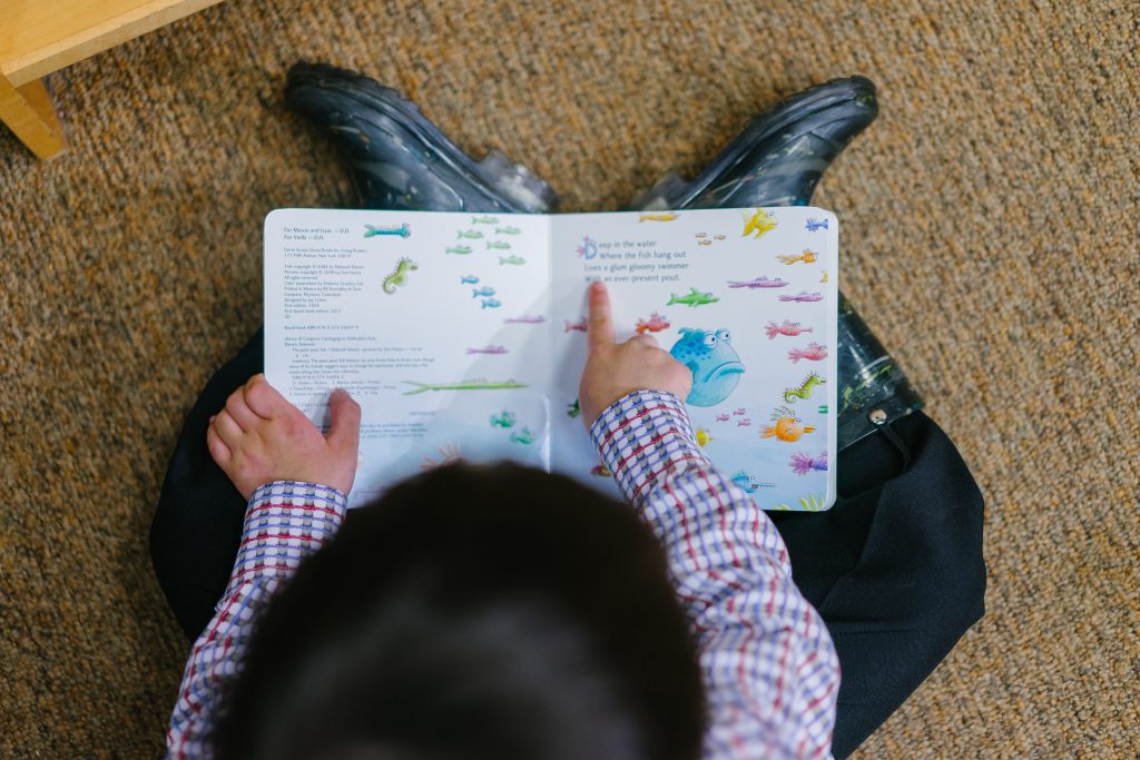 kid reading