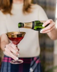 Eva Amurri Martino’s Christmas Champagne Cocktail