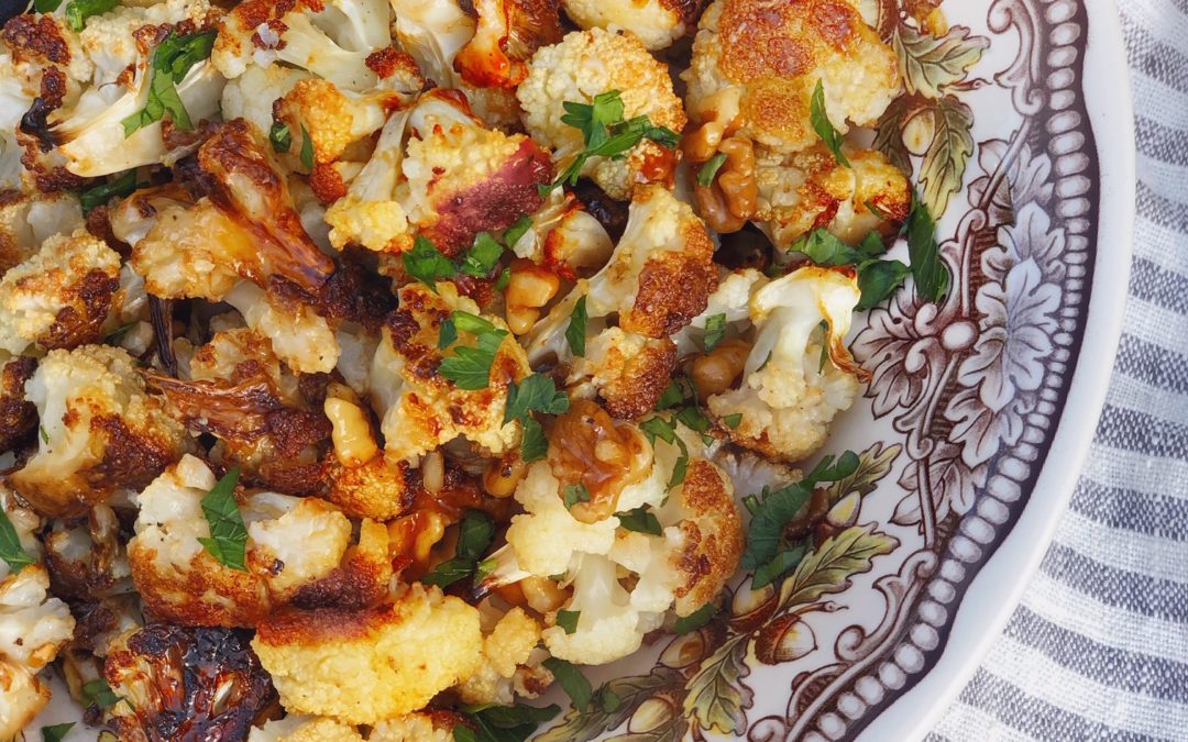 Bourbon Brown Butter Roasted Cauliflower