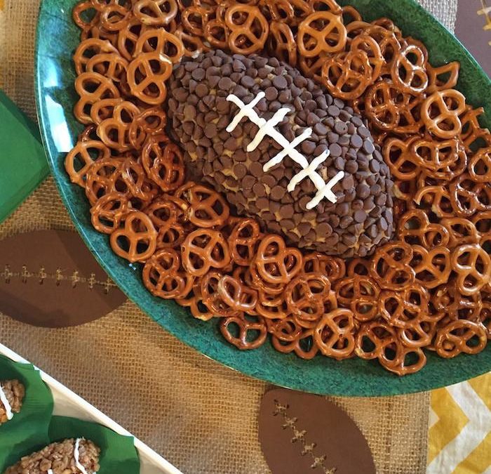 Easy Peanut Butter Football Dip!