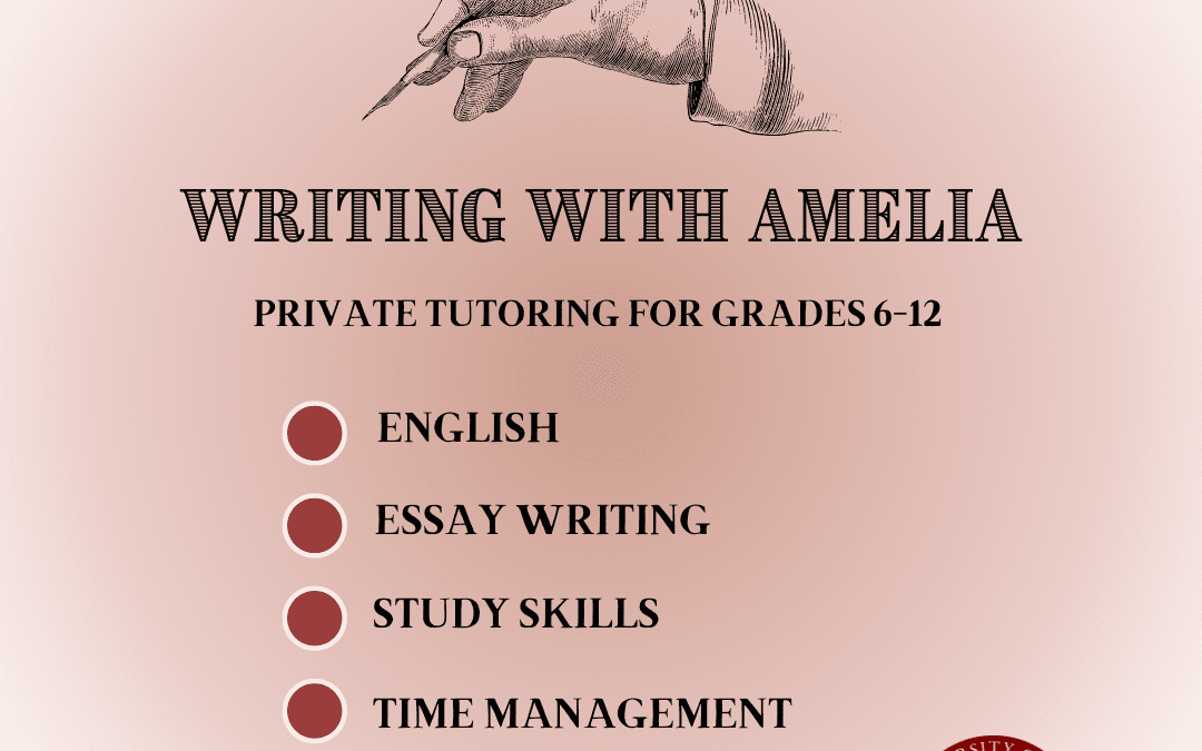 New tutor alert! Level up your child’s writing skills this semester with Amelia 