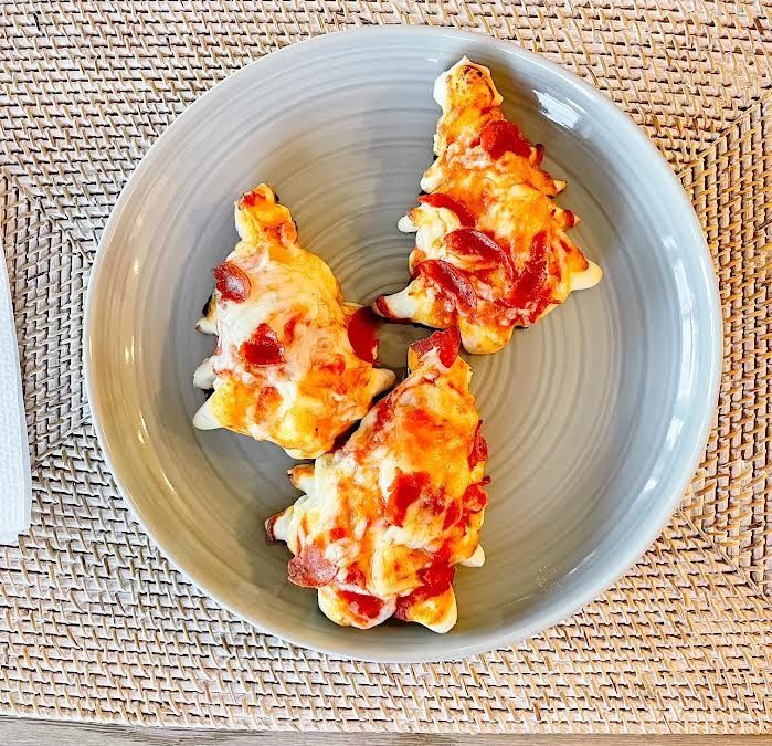 Christmas Tree Pizzas!