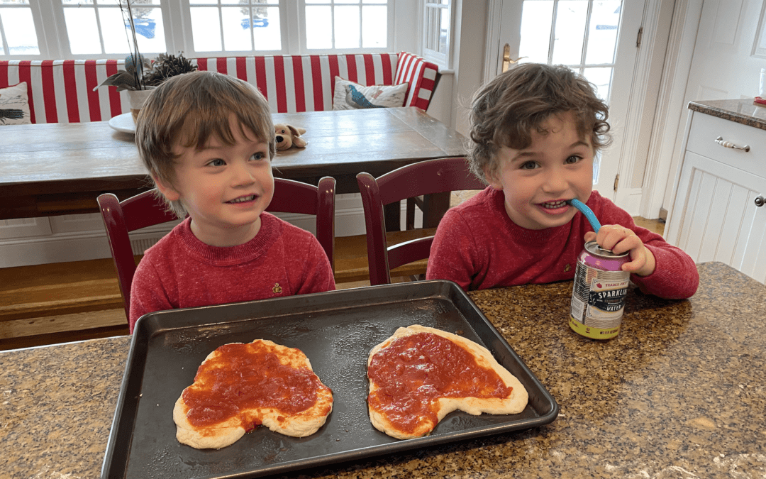 Heart Shaped Pizzas!