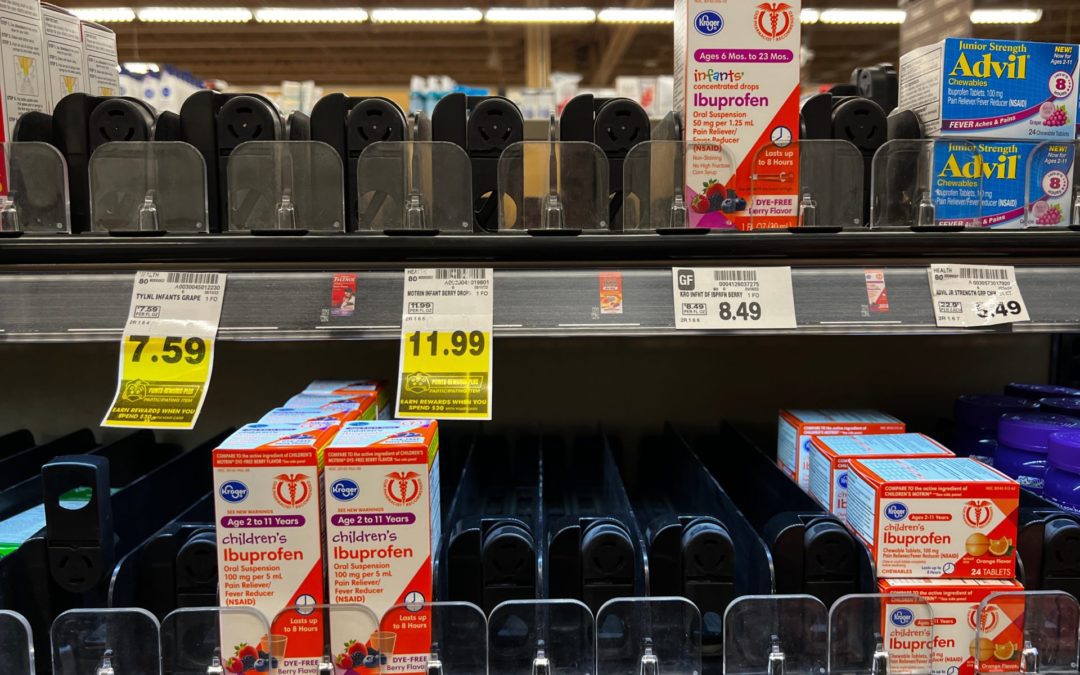 Can’t Find Baby or Children’s Tylenol or Motrin?
