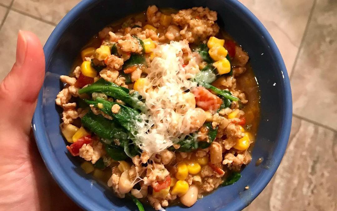 A Warm & Hearty White Chicken Chili