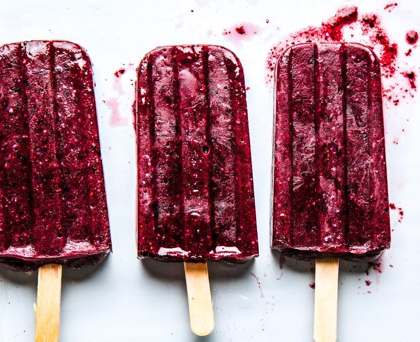 Blueberry-Chia Ice Pops