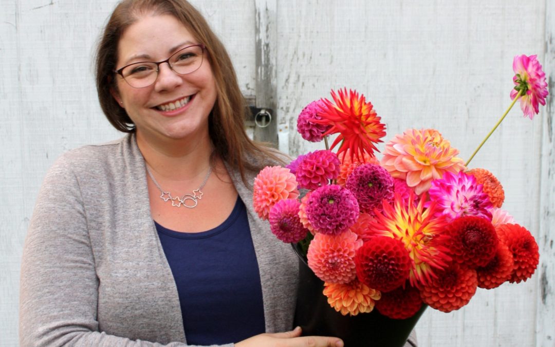 Meet Jess Bourgeois – the Mom and farmer-florist behind Bloom & Bramble!