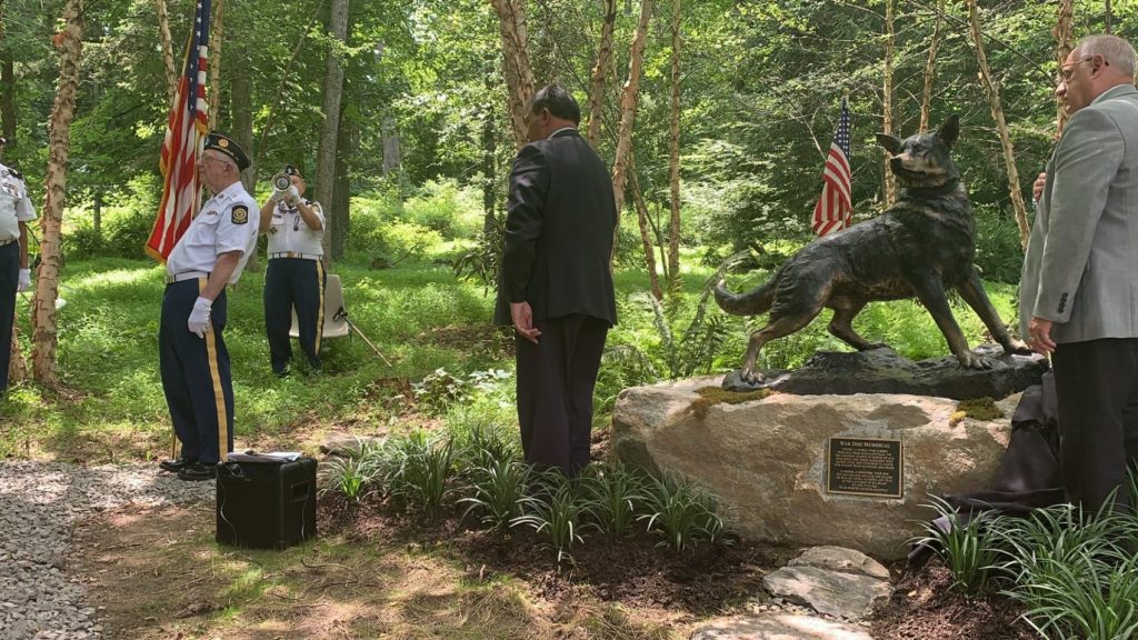 County War Dog Memorial at Lasdon Park & Arboretum