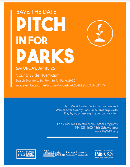 Register for Westchester’s Largest One-Day Volunteer Program, Pitch in for Parks