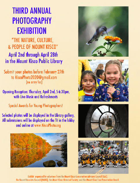 Participate in the 3rd Annual Mount Kisco Photography Exhibition