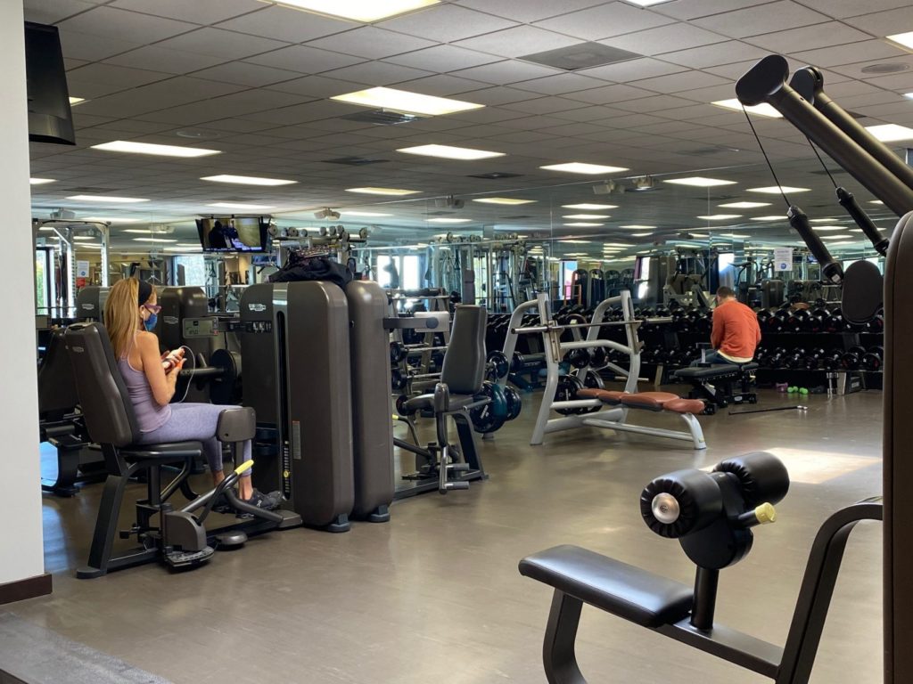 gym at saw mill club