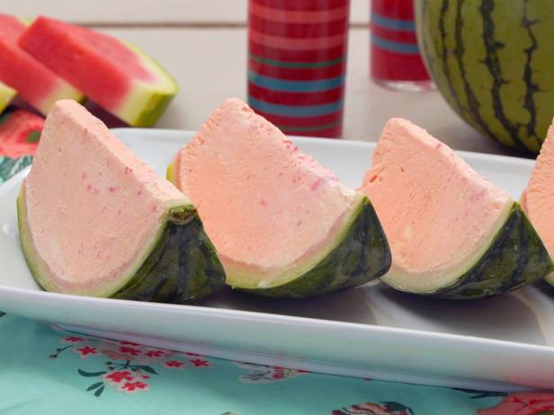 Watermelon Ice Cream Slices