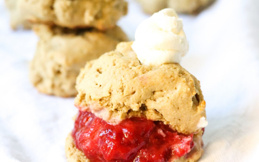 Oat Flour Strawberry Shortcakes by The Big Little Spoon