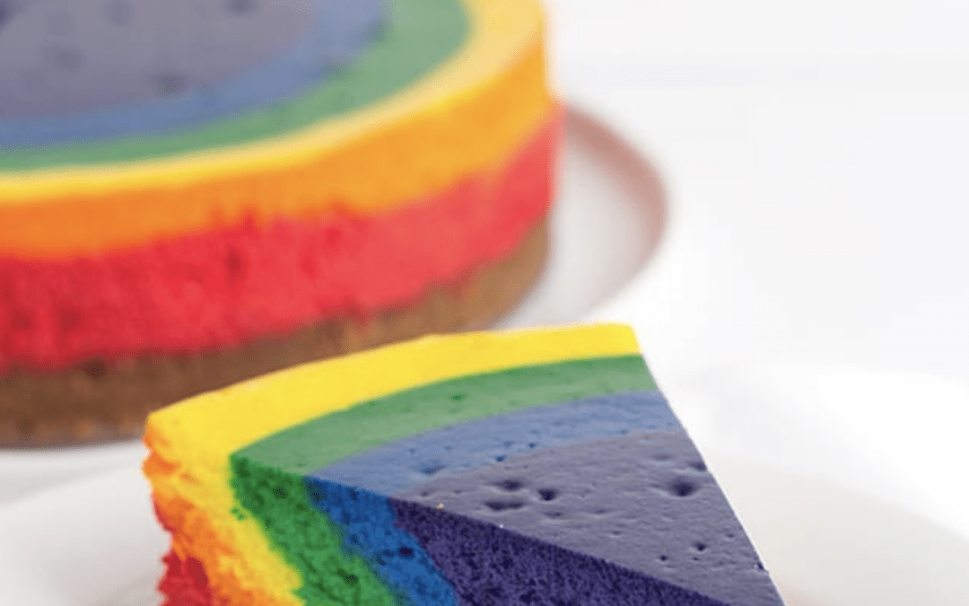 Rainbow Cheesecake