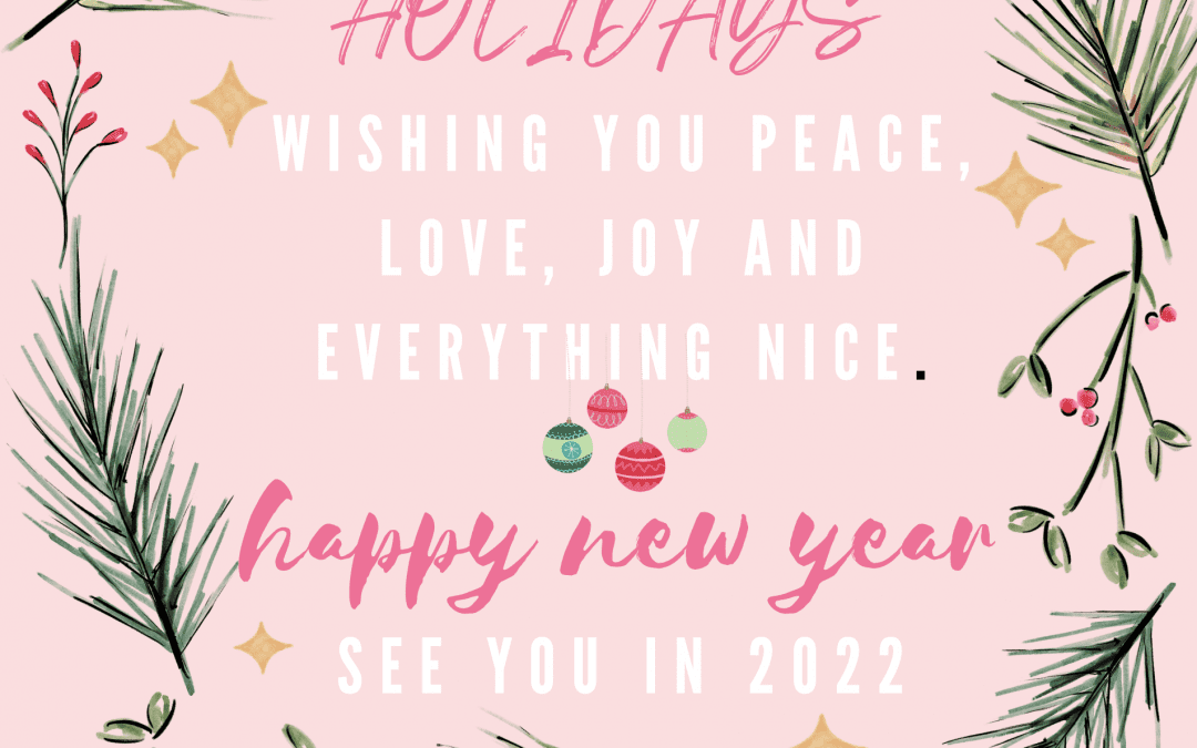 HAPPY HOLIDAYS! Love, TSSM