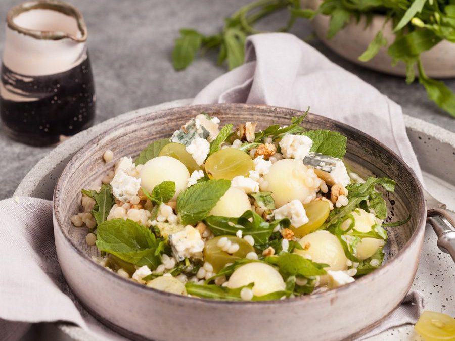 Recipe: Arugula Corn Pear Salad