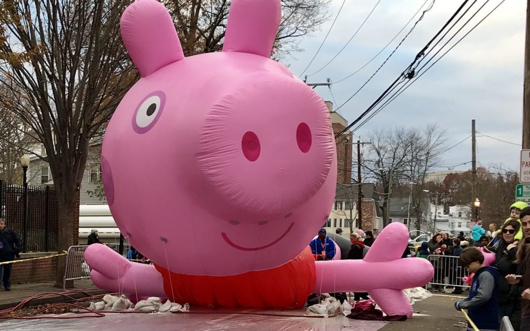 Giant Balloon Inflation Party to Kick Off Parade Weekend
