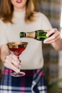 Christmas Champagne Cocktail from Eva Amurri Martino