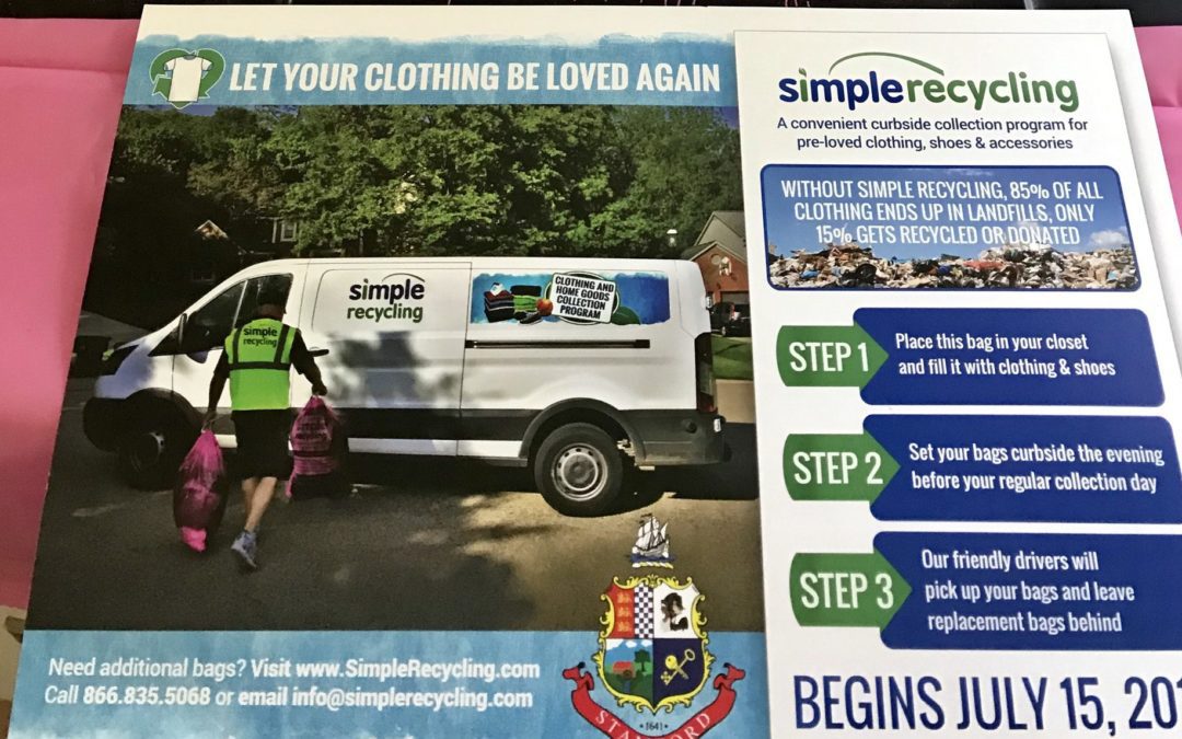 The City of Stamford Simplifies Clothing Recycling