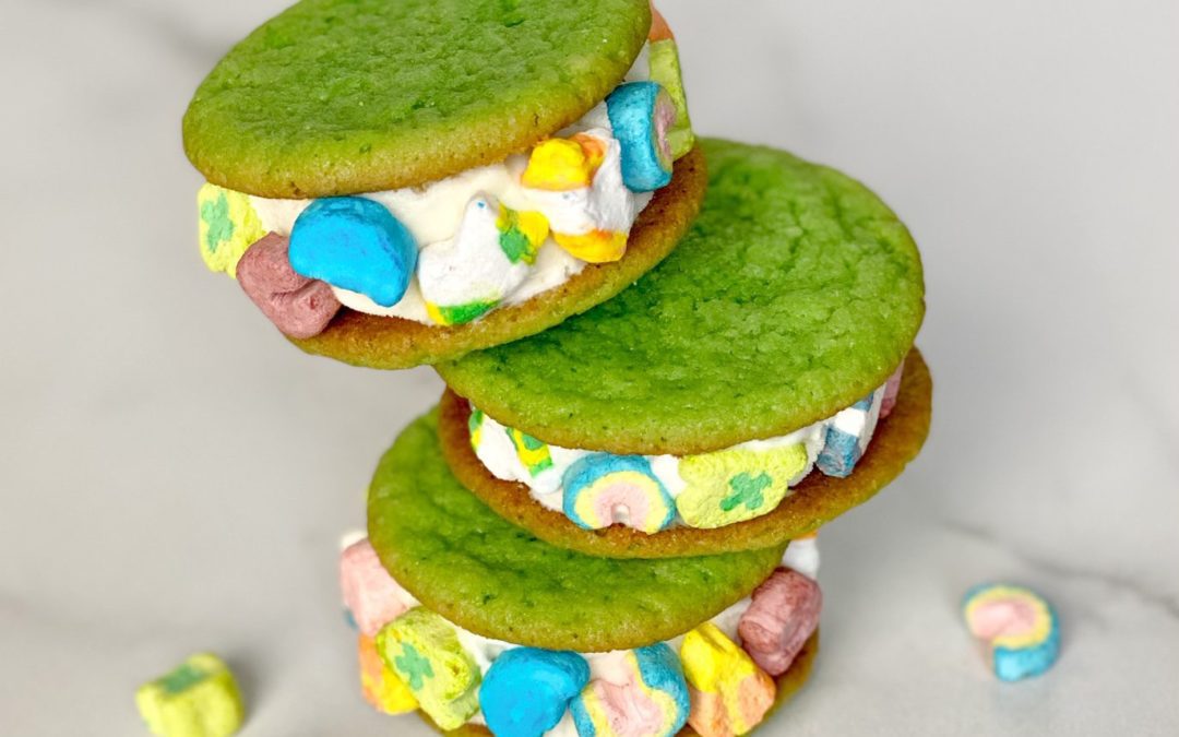 Recipe: Lucky Charms Ice Cream Sandwiches!