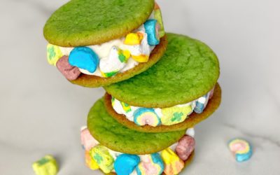 Recipe: Lucky Charms Ice Cream Sandwiches!
