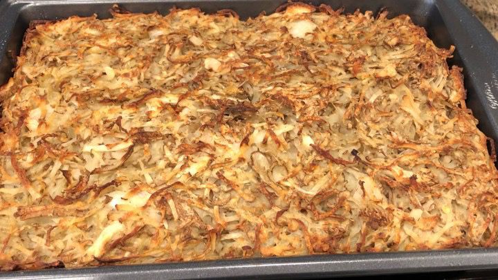 Recipe: Hunter’s Famous Potato Kugel!