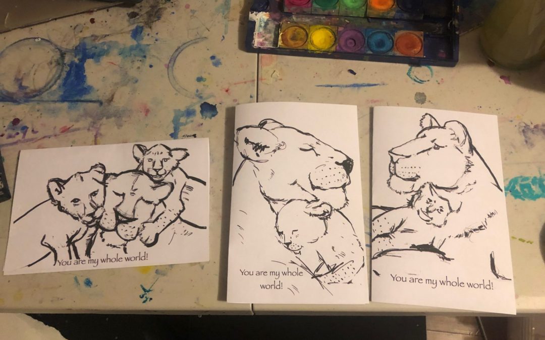 Mother’s Day Card Print Outs To Color!