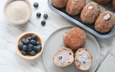 Recipe: Blueberry Cottage Cheese Churro-Flavored Doughnuts!