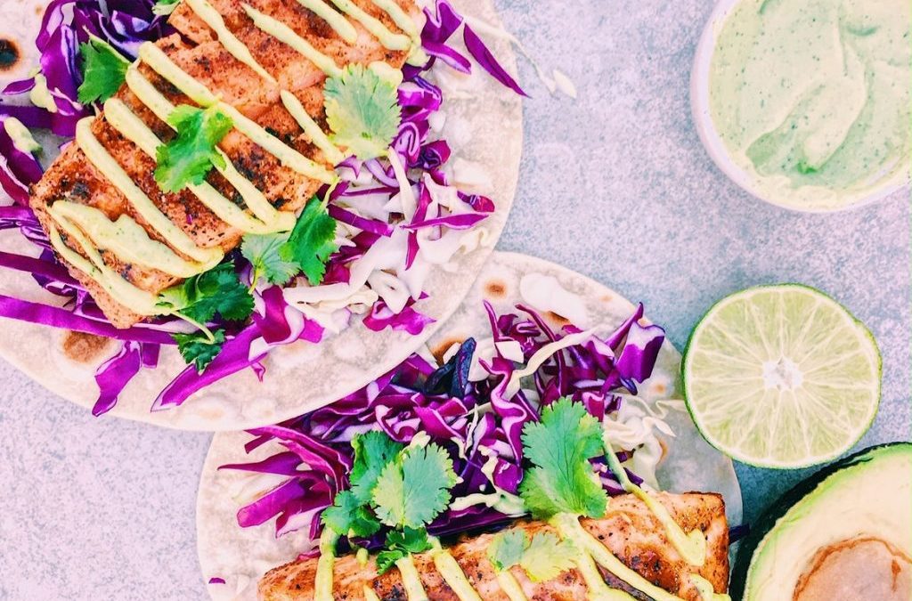 Recipe: Honey Chipotle Salmon Tacos!