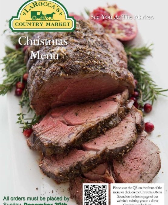 Sleigh Your Christmas with LaRocca’s Holiday Menu!