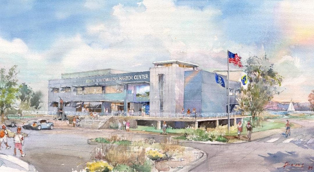 Construction is Underway on SoundWaters Harbor Center in Boccuzzi Park
