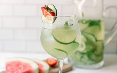 Recipe: Cucumber Mint Sangria!