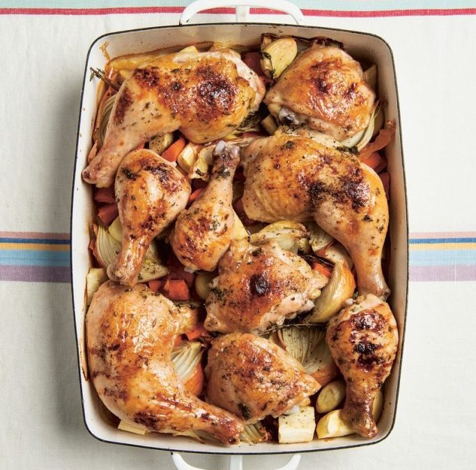 Recipe: Roast Chicken with Thyme & Honey